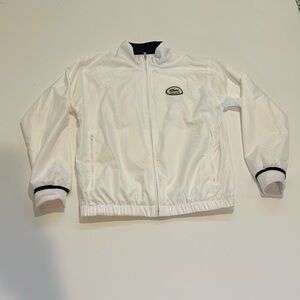 Lacoste Vintage White Sports Track Jacket